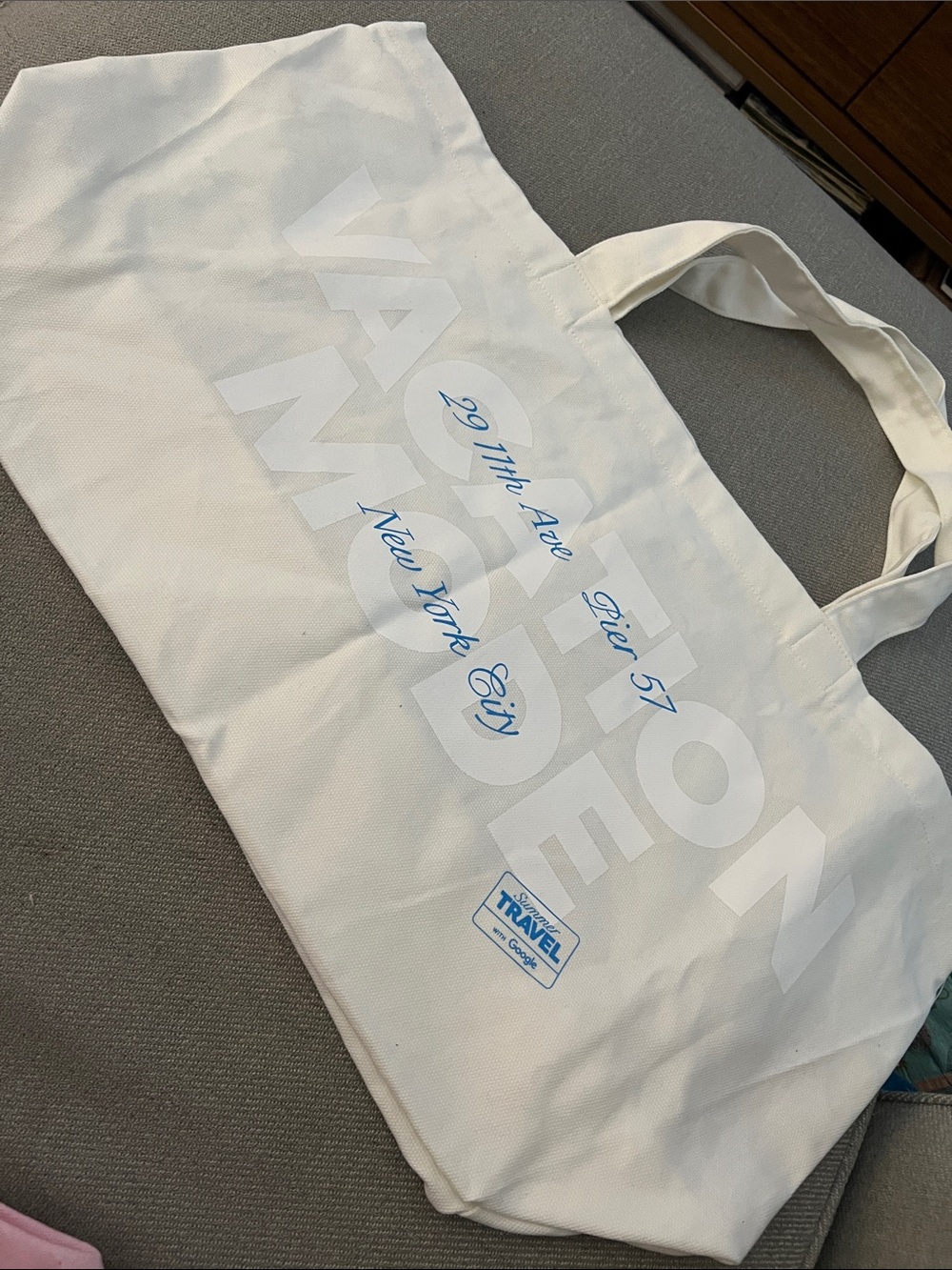 Vacation Mode New York City Canvas Tote Not Sold in Stores